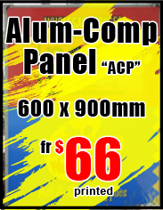 Aluminium Composite Panel Jack Flash Signs 